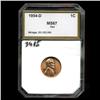 Image 3 : 1954D US Lincoln Cent Gem+ MS67 Red   (COI-3915)