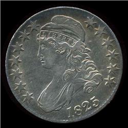 1825 Bust Half Dollar Hi Grade Scarce Variety (COI-3950)