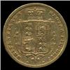 Image 2 : 1883 Great Britain Gold Half Soverign Coin XF (COI-625)
