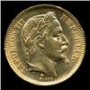 1863A France Napoleon Gold 20 Franc Hi Grade Coin  (COI-702)
