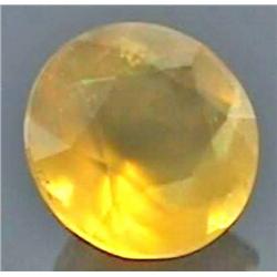 1.96ct. Appealing Round Yellow Fire Opal Africa RETAIL $550 (GEM-0826)