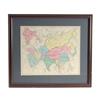 Image 1 : Antique Framed Color Map Of Asia  