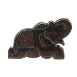 Antique Opium Scale Hand Carved Teak Box