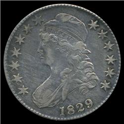 1829 Bust Half Dollar Hi Grade Scarce Variety