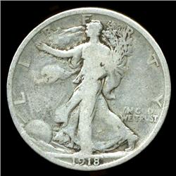 1918S Walking Liberty Half Dollar