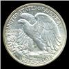 Image 2 : 1942S Walking Liberty Half Dollar Choice UNC RARE Variety