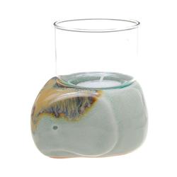 Handmade Ceramic Elepnant Candle Holder