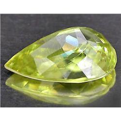 2.16ct Splendid Change AAA Green Lemon Sphene Madascar RETAIL $1200