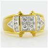 .8ct VVS Diamond Mens New 22k Gold Ring