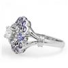 Image 2 : Exquisite 14K Tanzanite Diamond Ring 1.6 Ct $8595 