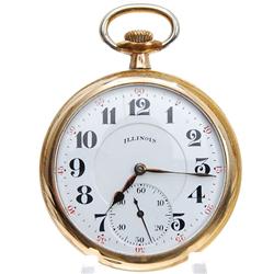 Illinois Bunn Special Railway Pocket Watch 