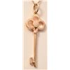 Image 3 : Tiffany & Co. 18K Diamond Mini Crown Key Necklace