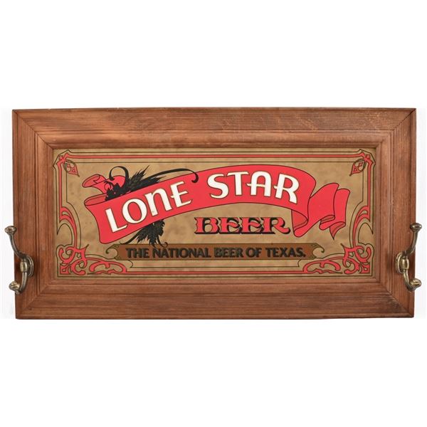 Lone Star Beer Hat/ Coat Rack Sign