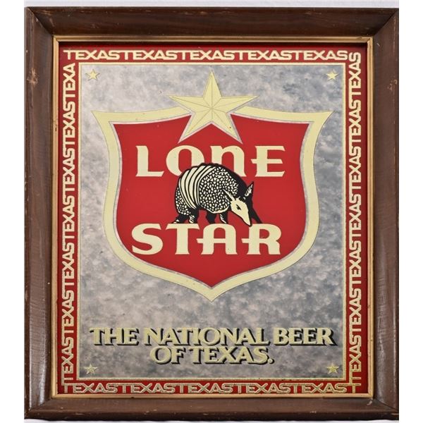 2 Lone Star Armadillo Bar Mirrors