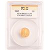 Image 1 : 2005 Gold $5 Coin PCGS Gem Brilliant Uncirculated