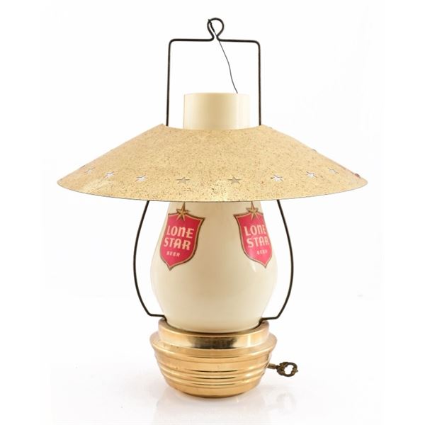 Lone Star Beer Advertising Lantern