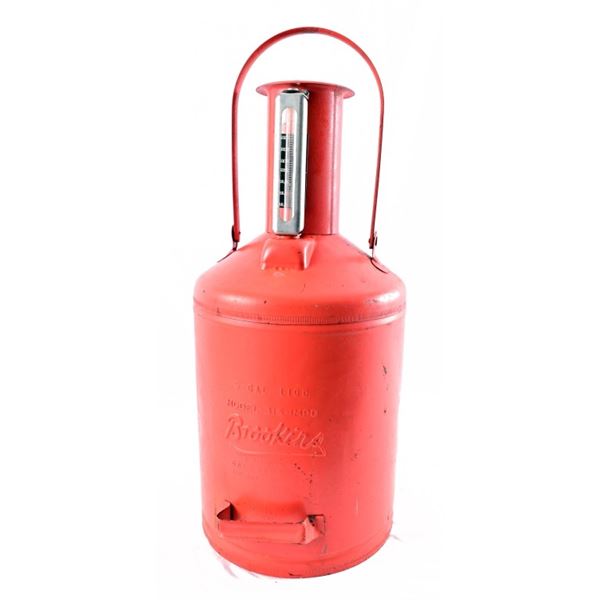 Vintage Brookins 5 Gallon Gas Can