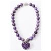Image 1 : Geode Pendant Sterling Silver Necklace