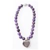 Image 2 : Geode Pendant Sterling Silver Necklace