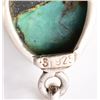 Image 3 : Sterling Silver Turquoise Stone Necklace