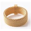 Image 5 : Tiffany & Co. 18K Gold Mesh Diamond Ring