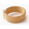 Image 6 : Tiffany & Co. 18K Gold Mesh Diamond Ring