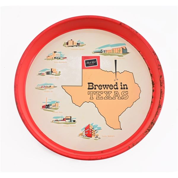 Carling Black Label Texas Tin Serving Tray