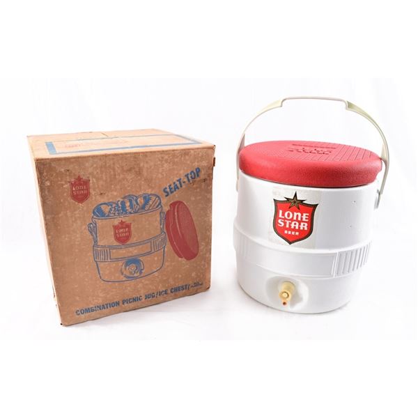 Vintage Lone Star Beer 3 Gal. Water Cooler