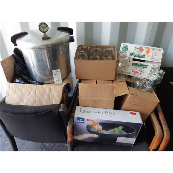 Presto Pressure Canner and Jars Cat A