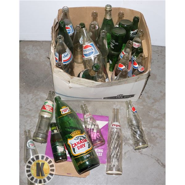 ESTATE BOTTLE COLLECTION, INCLUDES PEPSI,