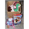 Image 1 : LARGE ESTATE BOX OF ASSORTED KIDS TOYS INCLUDING