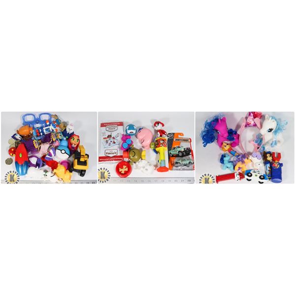 3 BAGS OF ASSORTED KIDS TOYS