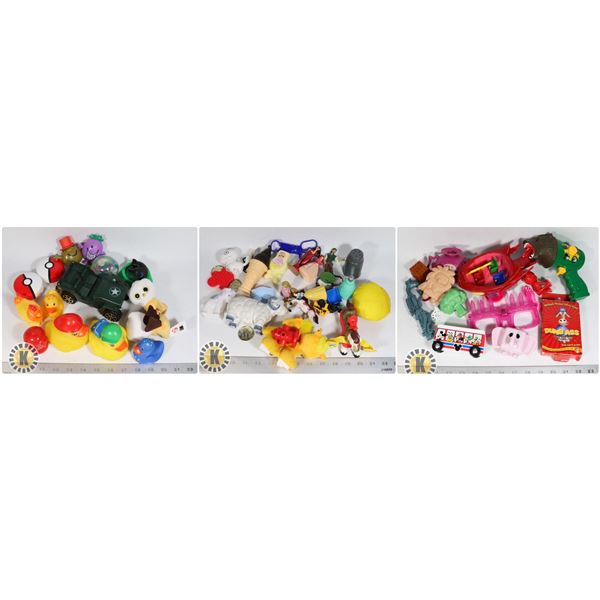 3 BAGS OF ASSORTED KIDS TOYS