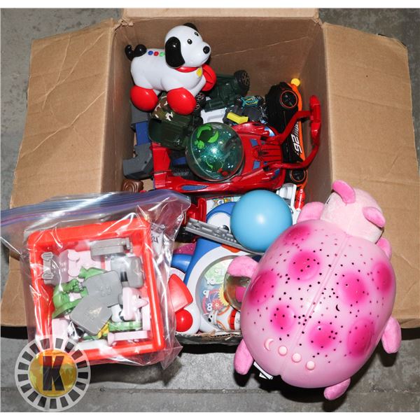 LARGE ESTATE BOX OF KIDS TOYS