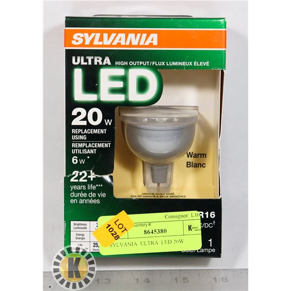 SYLVANIA  ULTRA  LED 20W