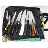 Image 1 : BAG OF ASSORTED KITCHEN KNIVES