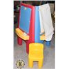 Image 1 : UNCLAIMED KIDS ART STANDING EASEL