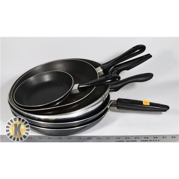 BUNDLE OF 6 ESTATE FRYING PANS