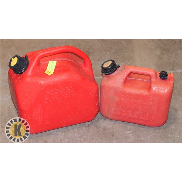 TWO GAS CANS