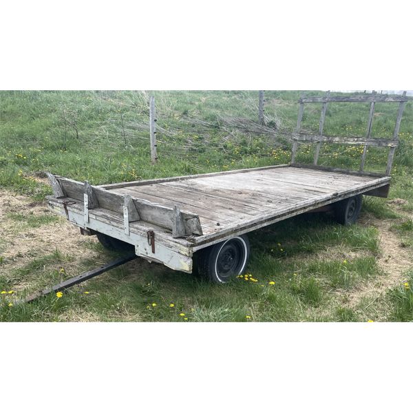 FARM WAGON - 16 FEET - DECK IS FAIR