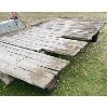 Image 2 : FARM WAGON - 16 FOOT - DECK IS POOR