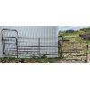 Image 1 : 16 FOOT SQUARE TUBE GATE W/ MAN DOOR