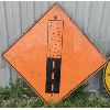Image 1 : METAL ROAD SIGN - GRAVEL START