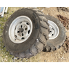 Image 1 : LOT OF 2 - ATV TIRES W/ ALUM RIMS - 25 X 10 R 12 - NEW