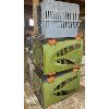 Image 2 : LOT OF 5 - PORTABLE DOG CRATES - LARGEST 2 X 2 X 3 ft