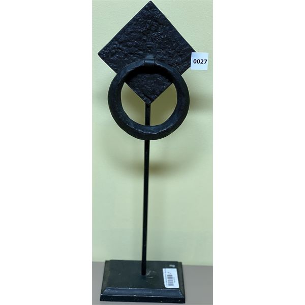 WROUGHT IRON DOOR KNOCKER - 20 in