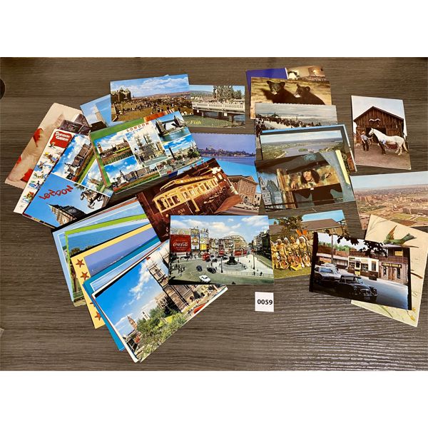 JOB LOT - MISC VINTAGE POST CARDS - MOST UNUSED