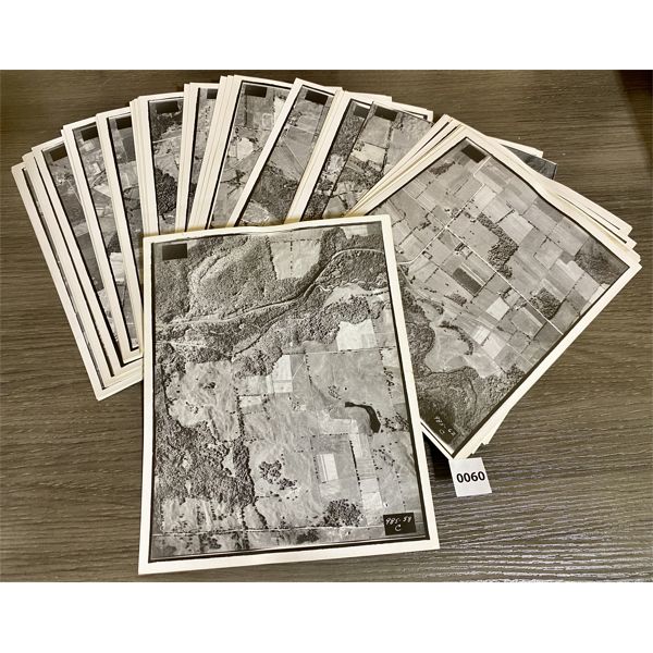 LOT OF 50 - AERIAL PHOTOS OF TORONTO INT AIRPORT & PEEL COUNTY