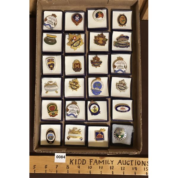 LOT OF 24 - VINTAGE AND ANTIQUE CURLING PINS