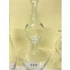 Image 2 : LOT OF 3 - DESIGNER GLASS DECANTERS W/ STOPPERS